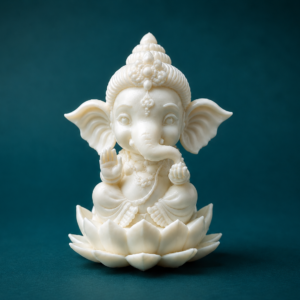 Cute Baby Ganesha 3D Printed Idol