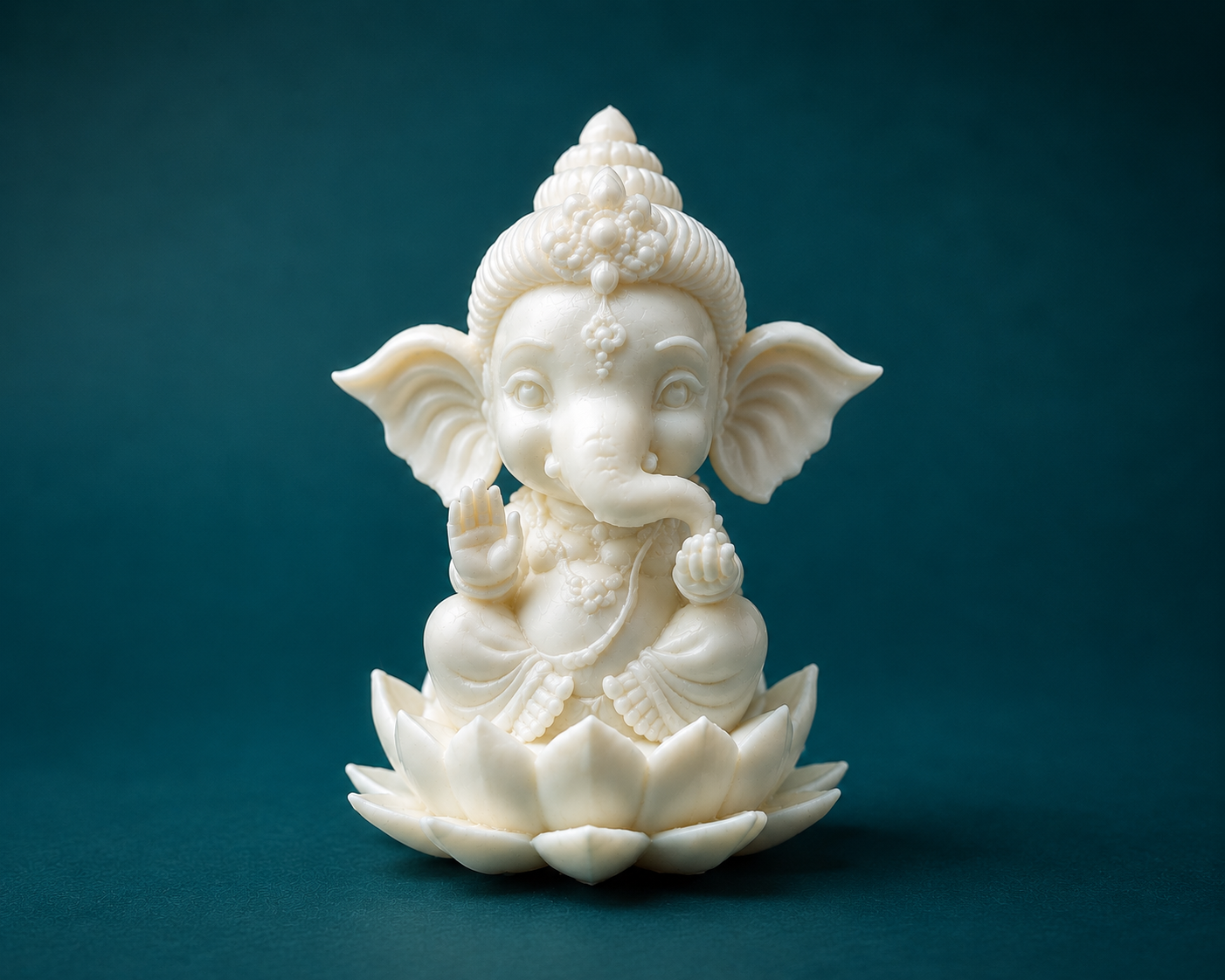 Cute Baby Ganesha 3D Printed Idol