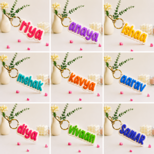Custom 3D Name Keychain
