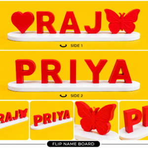3D Flip Name Stand