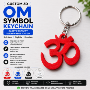 Om Symbol Keychain